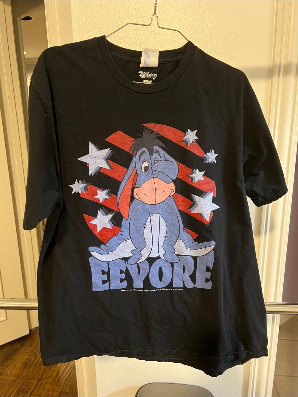 Disney Eeyore Graphic Tee - Black Disneyland Winnie the Pooh and Friends